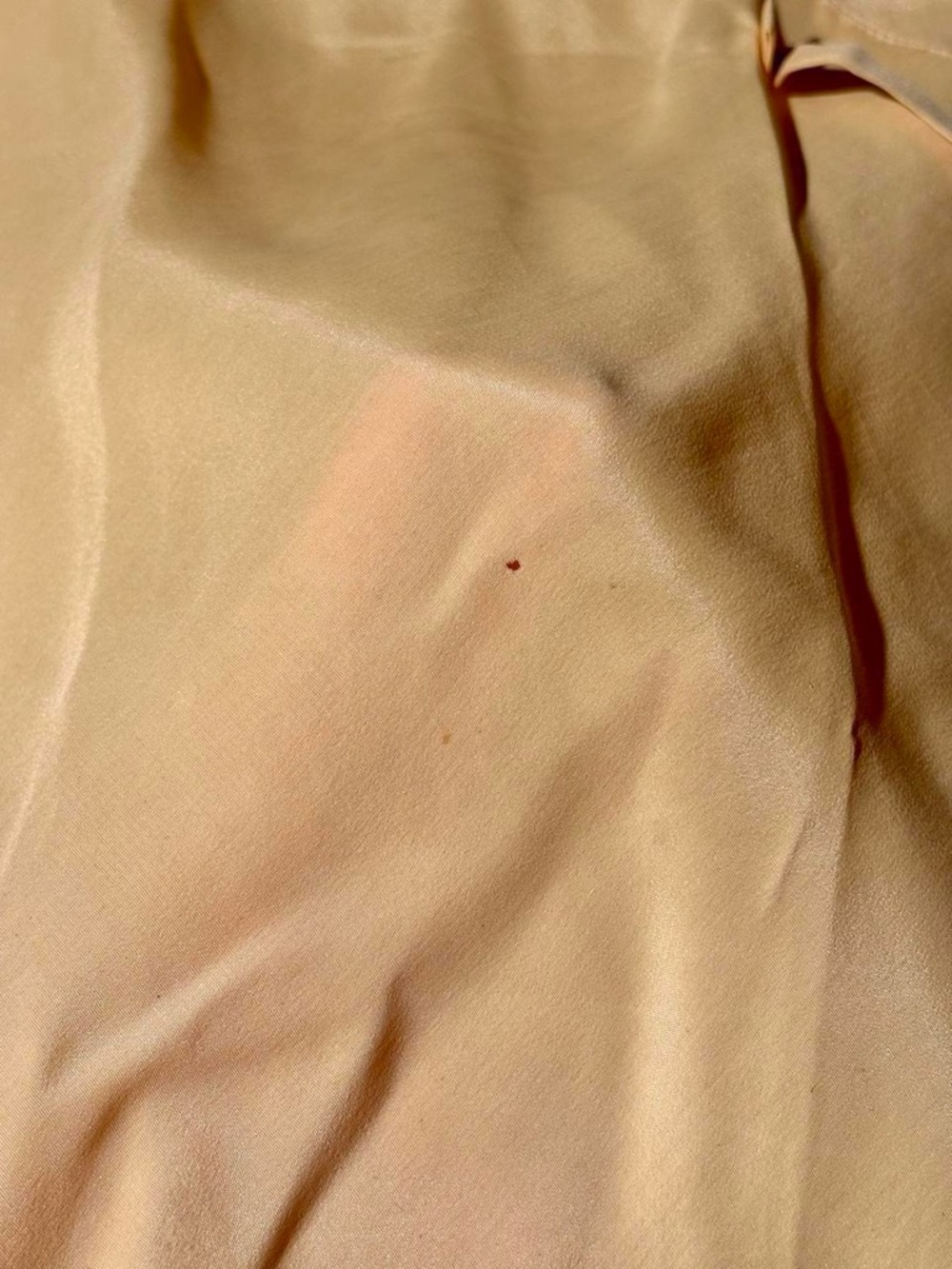1930s Butter Yellow Bias Cut Rayon Slip Dress, Size M-L - Picture 6 of 8